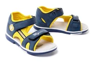 Buty dla dziewczynek - WOJTYŁKO 3S22307 granat, sandały dziecięce, rozmiary 26-30 - Wojtyłko - miniaturka - grafika 1