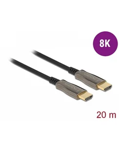 Kabel Delock HDMI - HDMI 20m czarny (84038) - Kable komputerowe i do monitorów - miniaturka - grafika 1
