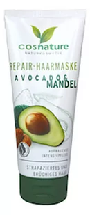 COSNATURE Naturalna regenerująca maska do włosów z awokado i migdałami 100 ml - Maski do włosów - miniaturka - grafika 1