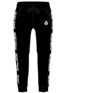 Spodnie i spodenki dla dziewczynek - Dresowe spodnie dziecięce Myszka Miki Disney Czarne - miniaturka - grafika 1