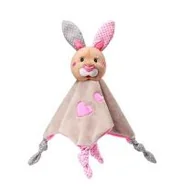 Maskotki i pluszaki - BabyOno Przytulanka dla niemowląt kocyk BUNNY JULIA - miniaturka - grafika 1