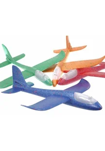 Samolot piankowy ze światłem mix - Dom i ogród - miniaturka - grafika 1