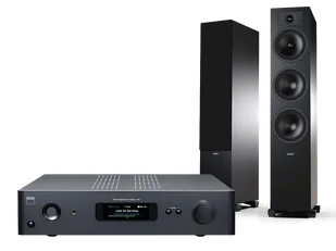 NAD C 389 (czarny) + Tesi 6 (czarny) - Zestawy stereo - miniaturka - grafika 1