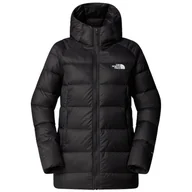 Kurtki i kamizelki sportowe damskie - Damski płaszcz puchowy The North Face W Hyalite Down Parka Rozmiar: S / Kolor: czarny - miniaturka - grafika 1