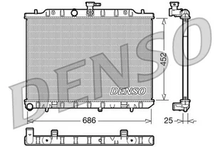 Chłodnica, układ chłodzenia silnika Denso DRM46007 - Układ chłodzenia - akcesoria - miniaturka - grafika 1