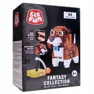 Klocki - KLOCKI ELEFUN FANTASY COLLECTION Mini klocki PIES BASSET 128 el. - miniaturka - grafika 1