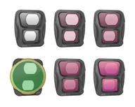 Akcesoria do drona - 6 regulowanych filtrów Sunnylife do DJI AIR 3 MCUV+CPL+ND4/8/16/32 - miniaturka - grafika 1