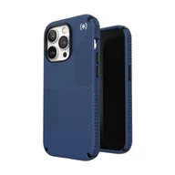 Etui i futerały do telefonów - Speck Presidio2 Grip - Antypoślizgowe etui iPhone 14 Pro (Coastal Blue / Black / White) - miniaturka - grafika 1