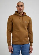 Bluzy męskie - Męska bluza nierozpinana Lee PLAIN HOODIE L80YRF84 M - miniaturka - grafika 1