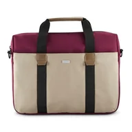 Torby na laptopy - Torba na laptopa HAMA Silvan 13.3 - 14.1 cali Burgundowo-beżowy - miniaturka - grafika 1