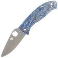 Noże - Nóż składany Spyderco Tenacious R.I.L. Disarray Titanium, Satin D2 by Eric Glesser (C122TIBLD2P) - miniaturka - grafika 1