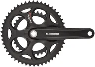 Części rowerowe - Shimano Shimano Tourney FC-A070 Mechanizm korbowy 7/8-biegowe, black 170mm 2020 Korby E-FCA070C04X - miniaturka - grafika 1