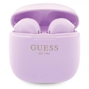 GUESS Classic EST Logo fioletowe - Słuchawki - miniaturka - grafika 1