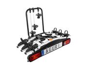Bagażniki na rowery - Aguri Active Bike 3 Silver Platforma do przewozu 3 rowerów AGU50514 - miniaturka - grafika 1
