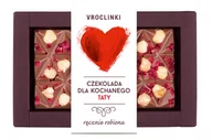Czekolada - Czekolada mleczna z malinami i orzechami laskowymi - serce dla taty - miniaturka - grafika 1