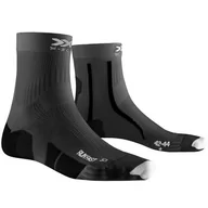 Skarpetki sportowe męskie - XSOCKS skarpetki biegowe RUN FAST 4.0 black/arctic white - miniaturka - grafika 1