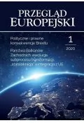 Czasopisma - przegląd europejski 1/2020 - miniaturka - grafika 1