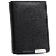 Portfele - Portfel męski skórzany czarny 4U CAVALDI duży pionowy bez zapięcia rozbudowany na karty rfid stop - miniaturka - grafika 1