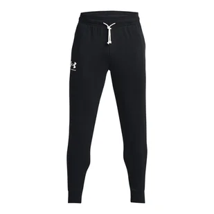 Męskie Spodnie UNDER ARMOUR UA RIVAL TERRY JOGGER 1380843-001 – Czarny - Spodnie męskie - miniaturka - grafika 1