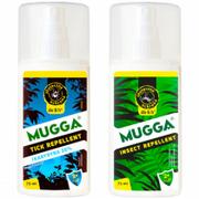 Zwalczanie i odstraszanie szkodników - Mugga Spray na komary i kleszcze Deet 9,5% + Ikarydyna 25% Zestaw 2 x 75 ml - miniaturka - grafika 1