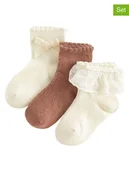 Skarpetki dla dzieci - COOL CLUB Skarpety (3 pary) w kolorze kremowo-jasnobrązowym - miniaturka - grafika 1