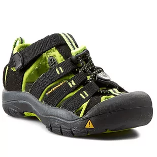 Keen Sandały Newport H2 1009942 Black/Lime Green - Sandały damskie - miniaturka - grafika 1