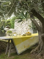 Obrusy i serwetki - Le Jacquard Fran ais Obrus żakardowy Jardin d''Orient Żółty - miniaturka - grafika 1