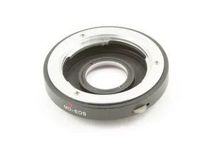 Adapter Z Canon Eos [ Ef Ef-s ] Na Minolta [ Md ] + Soczewka - Akcesoria fotograficzne - miniaturka - grafika 1
