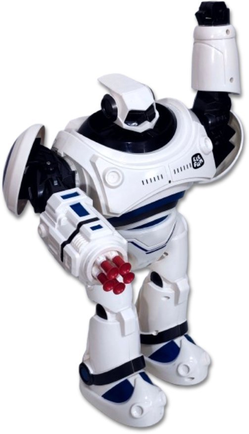 Interaktywny zdalnie sterowany strzelający Robot Space Titan