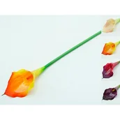 Sztuczne kwiaty - Calla pojedyncza gumowana 56 cm - miniaturka - grafika 1