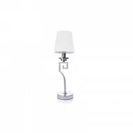 Lampy stojące - Berella Light Lampa stołowa Alora BL0491 Berella Light klasyczna oprawa z białym abażurem BL0491 - miniaturka - grafika 1