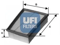 Filtry powietrza - Filtr powietrza UFI Filtry 30.157.00 - miniaturka - grafika 1