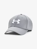 Czapki i chusty sportowe męskie - Męska czapka z daszkiem Under Armour  Men's Blitzing-GRY  M/L - miniaturka - grafika 1