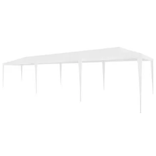 vidaXL Namiot imprezowy, 3 x 9 m, PE, biały - Pawilony ogrodowe - miniaturka - grafika 1