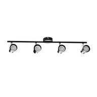 Lampy sufitowe - Kanlux Listwa Enali 28769 plafon lampa sufitowa spot 4x35W GU10 czarna - miniaturka - grafika 1