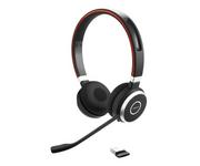 Słuchawki - Jabra Evolve 65 SE MS czarne 6599-833-309 - miniaturka - grafika 1