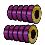 Filamenty i akcesoria do drukarek 3D - filament do drukarek 3D, jedwabny materiał PLA, średnica 175 mm, czerwony zielony niebieski - miniaturka - grafika 1