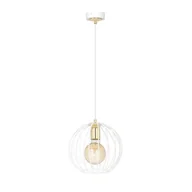 Lampy sufitowe - Emibig Albio lampa wisząca 1-punktowa biała 145/1 145/1 - miniaturka - grafika 1
