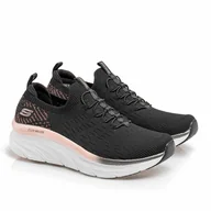 Sneakersy damskie - Sneakersy damskie Skechers D'Lux Walker- Let it Glow 39,5 - miniaturka - grafika 1