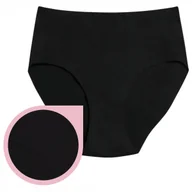 Majtki damskie - YSABEL MORA figi maxi wysoki stan gładkie bezszwowe 19662 czarne - XL - miniaturka - grafika 1