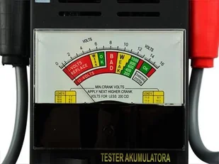 GEKO Tester Miernik Ładowania Akumulatorów ANALOGOWY 6-12V G80028 - Multimetry - miniaturka - grafika 3