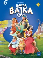 Edukacja przedszkolna - Nasza Bajka. Poziom B+. Karty pracy. Część 4 - miniaturka - grafika 1