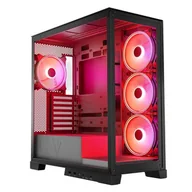 Obudowy komputerowe - Modecom Volcano Space APEX ARGB Midi Black - miniaturka - grafika 1