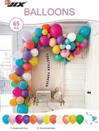 Baby shower i roczek - BALONY GIRLANDA DEKORACJA URODZINY ROCZEK 65szt - miniaturka - grafika 1