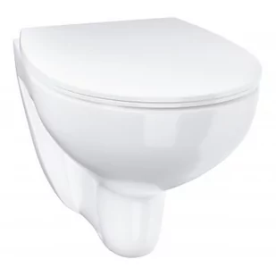 Zestaw Grohe Bau Ceramic Bundle miska WC wisząca bez kołnierza z deską wolnoopadającą biała 39899000 - Miski WC - miniaturka - grafika 1