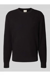 Sweter o kroju relaxed fit z efektem dzianiny model Texture - CK Calvin Klein - Swetry męskie - miniaturka - grafika 1