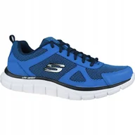 Buty sportowe męskie - Skechers Buty Męskie Sportowe Track Bucolo niebieskie lekkie 42 Eu - miniaturka - grafika 1