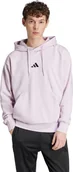 Bluzy męskie - Bluza męska adidas Essentials Feelcozy Fleece różowa IN6065 L - miniaturka - grafika 1
