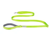 Smycze dla psów - Ami Play Smycz regulowana M 1,6-3m x 2cm zielona - miniaturka - grafika 1