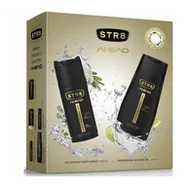 Zestawy kosmetyków męskich - STR8 Zestaw prezentowy AHEAD, żel pod prysznic 250 ml + dezodorant 150 ml 5900536337258 - miniaturka - grafika 1